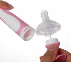 Merkloos Flessenborstel - Schoonmaakborstel Babyfles - Flessenreiniger - Fles Afwasborstel - Borstel Voor Drinkbus Of Drinkfles - Silicone - Duurzaam - Roze -Babyproducten Serie Winkel 1200x1048 1