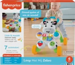 Fisher Price Fisher-Price Loop Met Mij Zebra - Looptrainer -Babyproducten Serie Winkel 1200x1048