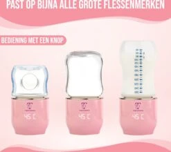 Trendosa Flessenwarmer Set - Draagbare Baby Flessenwarmer Voor Onderweg- Incl Speendoosje - Roze -Babyproducten Serie Winkel 1200x1069 4
