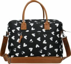 Kidzroom Black And White Luiertas - Zwart - Ophanglussen Kinderwagen - Verschoonmatje - Verstelbare Schouderband -Babyproducten Serie Winkel 1200x1080 2