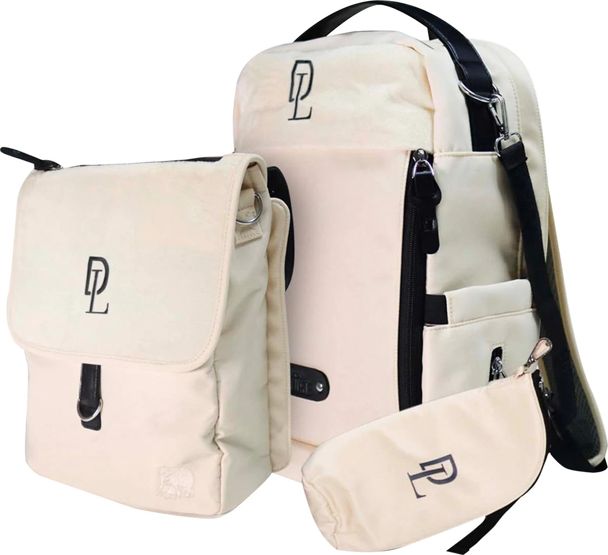 Deryan Luiertas Rugzak Met Verschoonmatje - Inclusief Flessenwarmhouder - Kinderwagenhaken En Isoleervak - Cream 10 Deryan Luiertas Rugzak Met Verschoonmatje - Inclusief Flessenwarmhouder - Kinderwagenhaken En Isoleervak - Cream - Afbeelding 8