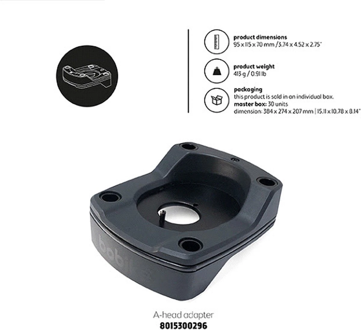 A-head Adapter Plus Bobike Voor Alle Mini-seats 10 A-head Adapter Plus Bobike Voor Alle Mini-seats - Afbeelding 8