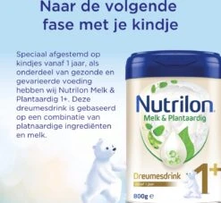 Nutrilon Melk & Plantaardig 2 - Opvolgzuigelingenvoeding 6-12 Maanden - 800 Gram 23 Nutrilon Melk & Plantaardig 2 - Opvolgzuigelingenvoeding 6-12 Maanden - 800 Gram -Babyproducten Serie Winkel 1200x1105 6