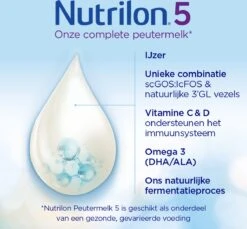 Nutrilon 5 Peutermelk – Flesvoeding Vanaf 2 Jaar – 800g -Babyproducten Serie Winkel 1200x1112 5