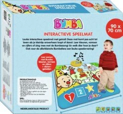Bumba Speelkleed - Interactieve Speelmat 90 X 70 Cm - 6 Dierengeluiden -Babyproducten Serie Winkel 1200x1113
