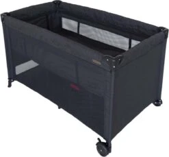 Prénatal Luxe Campingbedje Met Bodemverhoger - Inklapbaar Baby Campingbed - Reisbedje Met Wieltjes - Inclusief Bodemmatras - 120 X 60 Cm - Zwart -Babyproducten Serie Winkel 1200x1113 5