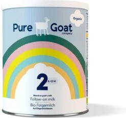 Pure Goat Company - Opvolgmelk 2 - Biologische Flesvoeding Op Basis Van Volle Geitenmelk - 800 Gram -Babyproducten Serie Winkel 1200x1117 4