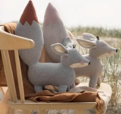 Baby Bello Finny The Fennex Fox - Ginger Grey - Knuffel XL -Babyproducten Serie Winkel 1200x1121