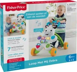 Fisher Price Fisher-Price Loop Met Mij Zebra - Looptrainer -Babyproducten Serie Winkel 1200x1126