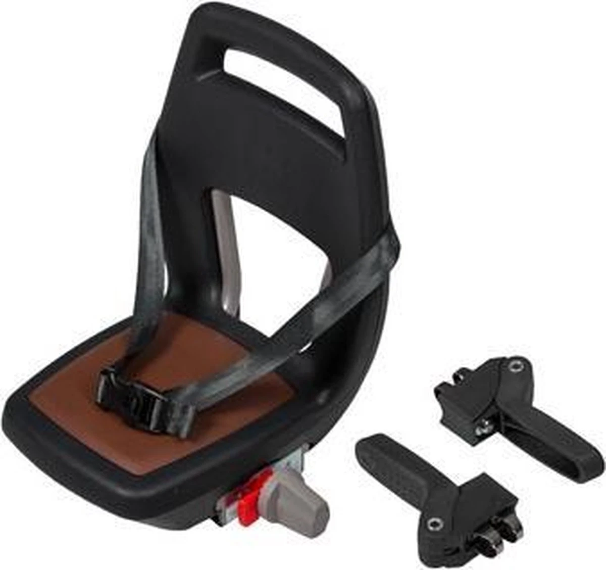 Qibbel 6+ Junior Fietsstoeltje Achter - Zwart Met Bruin Kussentje 14 Qibbel 6+ Junior Fietsstoeltje Achter - Zwart Met Bruin Kussentje - Afbeelding 12