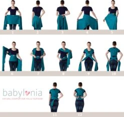 Babylonia - Tricot-Slen Organic - Draagdoek Baby - Silver Blue -Babyproducten Serie Winkel 1200x1135 4