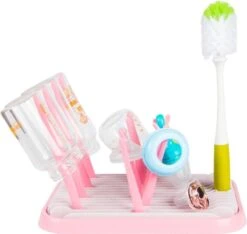 Nevi Afdruiprek Met Lekbak - Afdruipmat Voor 10 Flessen - Opvouwbaar Droogrek Babyfles - Inclusief Afwasborstel -Babyproducten Serie Winkel 1200x1135 7