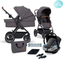 Kinderkraft B-Tour Ash Grey 3-in-1 Combi Kinderwagen Incl. Autostoel KSBTOU00DGR3000 37 Kinderkraft B-Tour Ash Grey 3-in-1 Combi Kinderwagen Incl. Autostoel KSBTOU00DGR3000 -Babyproducten Serie Winkel 1200x1136 6