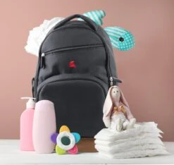 Stoere Luiertas - Rugzak - Inclusief Verschoningsmatje - Zwart -Babyproducten Serie Winkel 1200x1138 1