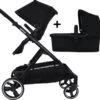 Deryan Evy Kinderwagen - Duo Kinderwagen - Uitbreidbaar - Inclusief Reiswieg - Zwart -Babyproducten Serie Winkel 1200x1139 6