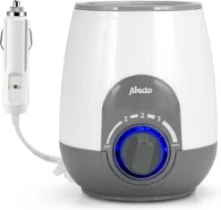 Alecto BW-512 CAR - Flessenwarmer Met 500W Vermogen Voor Thuis En Onderweg - Geleverd Met 12V Auto Adapter - Wit -Babyproducten Serie Winkel 1200x1140 2