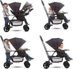 Joovy Caboose Graphite Stand On Tandem Buggy - Zwart - Duo Buggy - Dubbele Buggy -Babyproducten Serie Winkel 1200x1142 2