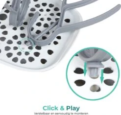 Nutrea EasyDry – Flessen Droogrek Baby – Afdruiprek Babyfles – Droogrek Voor Flessen – Inclusief Lekbak – Grijs/Wit -Babyproducten Serie Winkel 1200x1144 3