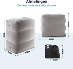 Vliegtuigbedje - Reiskussen - Voetensteun - Multifunctioneel Opblaasbaar Kussen Voor In Het Vliegtuig - Auto - Trein -Babyproducten Serie Winkel 1200x1145 3