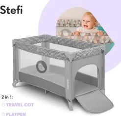 Lionelo Stefi - Campingbedje - 125x65cm - Tot 15kg - Transporttas -Babyproducten Serie Winkel 1200x1149 4