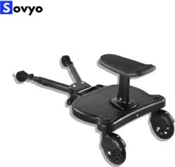 Merkloos Meerijdplankje Universeel Buggy/Kinderwagen - Kinderwagen Accessoire Met Afneembaar Zitje Van Hoogwaardige Kwaliteit - Verstelbaar Meerijdplankje -Babyproducten Serie Winkel 1200x1151 3