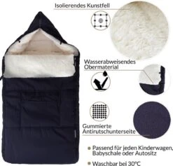 Monzana Voetenzak - Voor Kinderwagen Of Stoeltje - 93x56cm Donkerblauw 22 Monzana Voetenzak - Voor Kinderwagen Of Stoeltje - 93x56cm Donkerblauw -Babyproducten Serie Winkel 1200x1152 10
