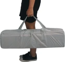 Ding Campingbedje - Grijs - 120x60 Cm - Reisbedje Inclusief Bodemmatrasje -Babyproducten Serie Winkel 1200x1155 4