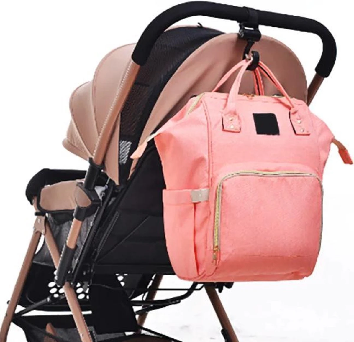 Baby Hangers Voor De Wandelwagen En Buggy + 2 Babylepels Cadeau - Nieuw In 2023 Met Verstevigde Draagbanden - 2 Stuks - De Flexibele Haken Draaien 360 Graden - Babytas Haak Voor Wandelwagen - 20 Kg Draagkracht 4 Baby Hangers Voor De Wandelwagen En Buggy + 2 Babylepels Cadeau - Nieuw In 2023 Met Verstevigde Draagbanden - 2 Stuks - De Flexibele Haken Draaien 360 Graden - Babytas Haak Voor Wandelwagen - 20 Kg Draagkracht - Afbeelding 2