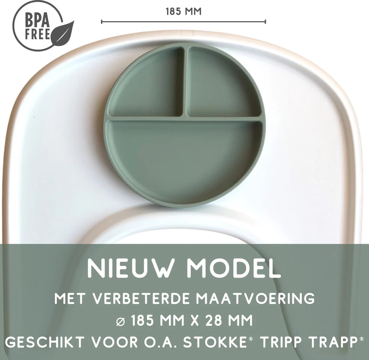 Kids Cultures | Baby Servies | Kinderbord En Kinderkom Met Zuignap Inclusief Lepels | Baby Bord | Groen 10 Kids Cultures | Baby Servies | Kinderbord En Kinderkom Met Zuignap Inclusief Lepels | Baby Bord | Groen - Afbeelding 8