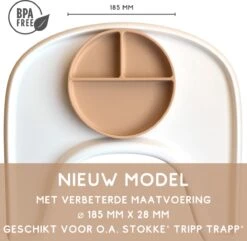 Kids Cultures | Kinderservies | Kinderbord En Kom Met Zuignap | Baby Servies | Beige -Babyproducten Serie Winkel 1200x1169 3