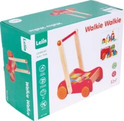 Lelin Toys - Duw En Loopwagen Met 30 Gekleurde Blokken -Babyproducten Serie Winkel 1200x1170