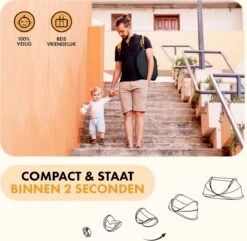 Deryan Peuter Luxe Campingbedje – Inclusief Zelfopblaasbare Matras - Zwart -Babyproducten Serie Winkel 1200x1170 3