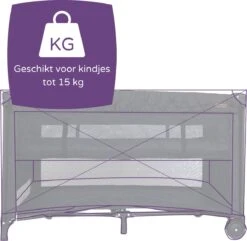 Prénatal Luxe Campingbedje Met Bodemverhoger - Inklapbaar Baby Campingbed - Reisbedje Met Wieltjes - Inclusief Bodemmatras - 120 X 60 Cm - Zwart -Babyproducten Serie Winkel 1200x1171 2