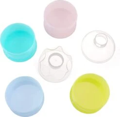 Merkloos 2 Delig - Multifunctioneel Melkpoeder Dispenser - Reis Melkpoeder Doseerdoosjes - Draagbare Snack Box - 4 Laags + 3 Laags Kinder - Babyvoeding Bewaarbakjes Met Schenktuit - Poeder Toren - Multi- Compartiment Snack Doosjes -Babyproducten Serie Winkel 1200x1171 4