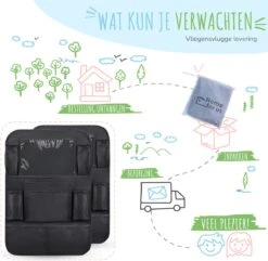 Home For Us Autostoel Organizer Met Tablet Houder - Set Van 2 - Beschermhoes Voor Kinderen - Beschermer Achterkant - Universeel -Babyproducten Serie Winkel 1200x1172 1