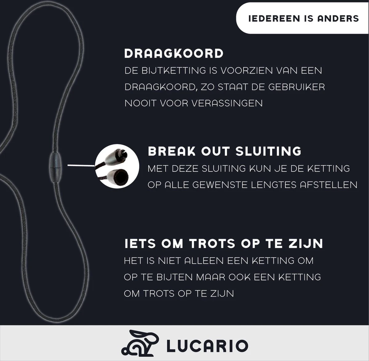 Bijtketting - Kauwketting | Bouwblokje Patroon Oranje 10 Bijtketting - Kauwketting | Bouwblokje Patroon Oranje - Afbeelding 8