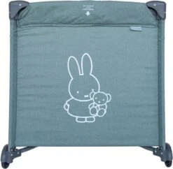 Prénatal Luxe Campingbedje Met Bodemmatras - Inclusief Draagtas - Inklapbaar Baby Campingbed - Met Wieltjes En Kruipluik - 120 X 60 Cm - Groen Melange / Nijntje -Babyproducten Serie Winkel 1200x1174 6