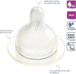 Difrax Flessenspeen Papspeen Wide/Breed - Maat XL - 2 Stuks -Babyproducten Serie Winkel 1200x1176 5