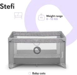 Lionelo Stefi - Campingbedje - 125x65cm - Tot 15kg - Transporttas -Babyproducten Serie Winkel 1200x1177 5
