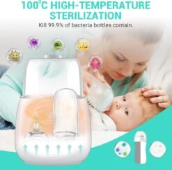 Merkloos Flessenwarmer - Flessenwarmer Onderweg - Verwarming - Baby Bottle Warmer [UPGRADE] -Babyproducten Serie Winkel 1200x1179 12