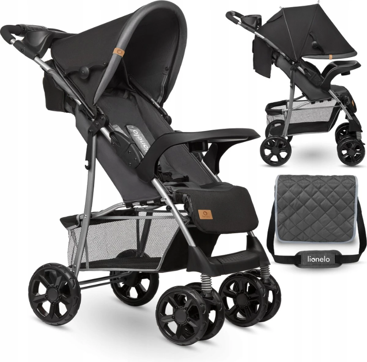 Lionelo Emma Plus - Buggy - Lichte - 5-punts Gordel - Tot 15kg 3 Lionelo Emma Plus - Buggy - Lichte - 5-punts Gordel - Tot 15kg