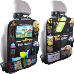 YONO Autostoel Organizer Met Tablet Houder - Auto Stoel Beschermer Achterkant - Bekerhouder En Accessoires Voor Kinderen - 2 Stuks -Babyproducten Serie Winkel 1200x1188