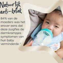 Tommee Tippee Babyflessen - Advanced Anti-koelik - Langzaam Stromende Borstachtige Speen - 260 Ml - Pak Van 6 -Babyproducten Serie Winkel 1200x1189 7
