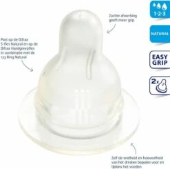 Difrax 1-2-3 Doseerspeen Natural - 2st -Babyproducten Serie Winkel 1200x1189 9