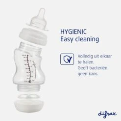 Difrax Anti-Colic S-babyfles Wide - 310 Ml - Creme|Popcorn -Babyproducten Serie Winkel 1200x1194 8
