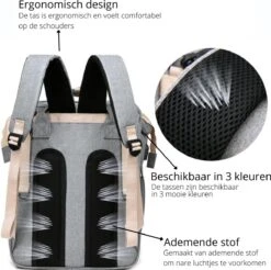 Luiertas - Babyrugtas - Luiertas Met Isoleervak - Luiertas Rugzak - Luiertas Verzorgingstas - Luiertas Blauw -Babyproducten Serie Winkel 1200x1196 6