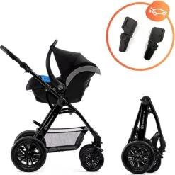 Kinderkraft Moov 3 In 1 Kinderwagen - Inclusief Autostoel - Black -Babyproducten Serie Winkel 1200x1198 13