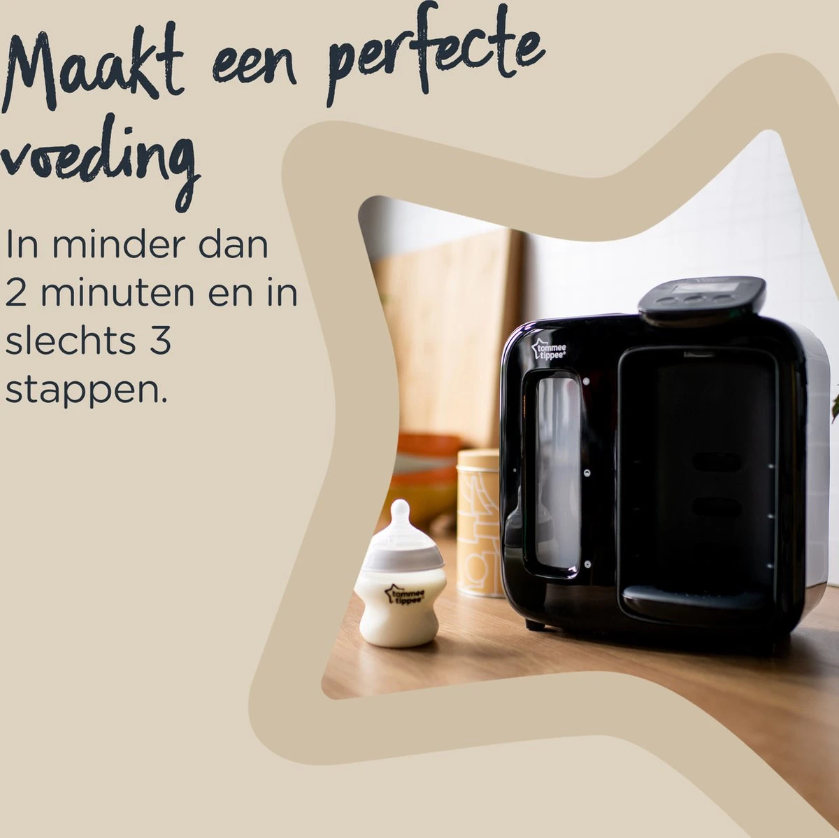 Tommee Tippee Perfect Prep Day & Night - Automtische Flessenbereider - Digitaal Display - Instelbaar Volume - Zwarta 6 Tommee Tippee Perfect Prep Day & Night - Automtische Flessenbereider - Digitaal Display - Instelbaar Volume - Zwarta - Afbeelding 4