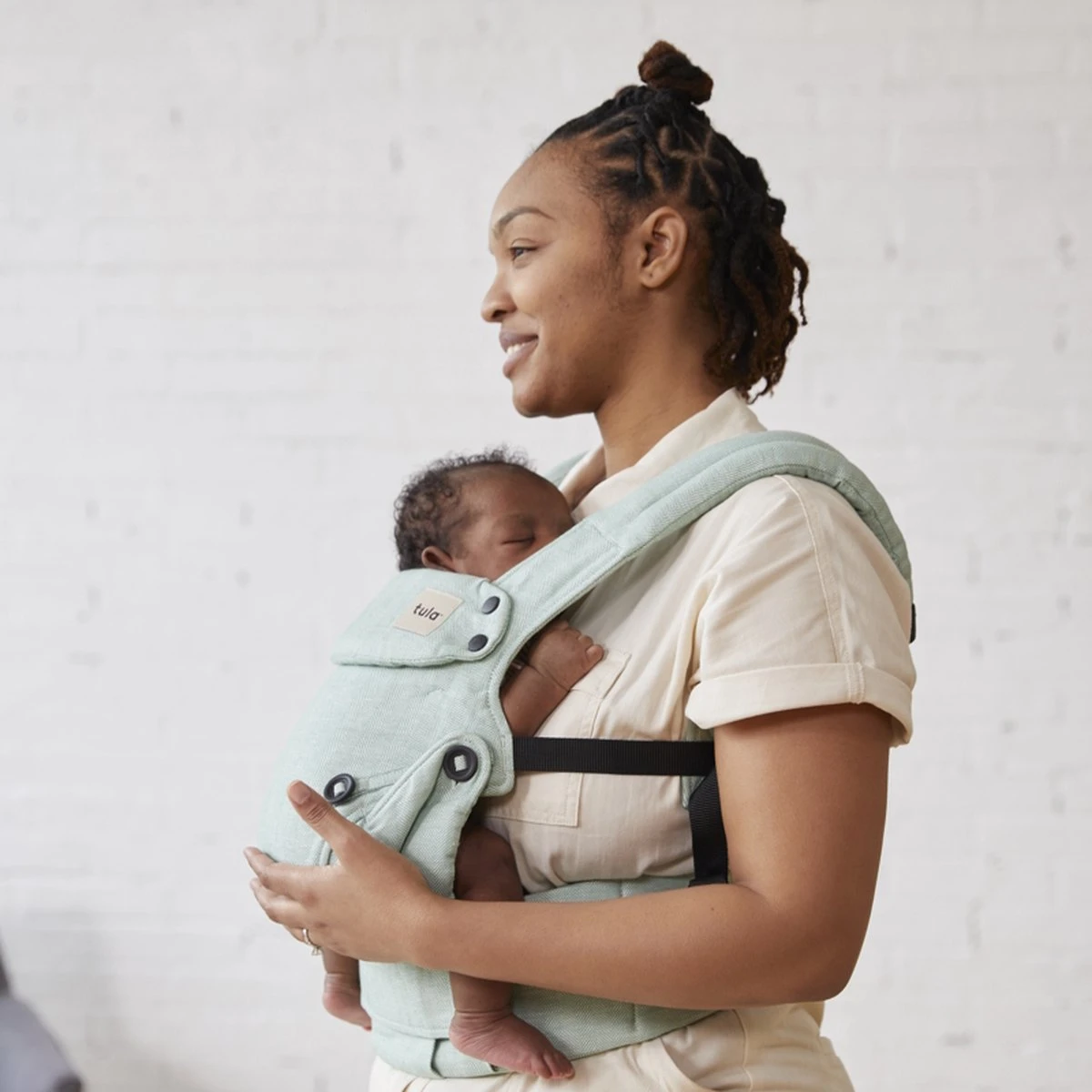 Tula Explore Draagzak Linen Eucalyptus - Ergonomische Draagzak Baby Vanaf Geboorte (maat 56) 7 Tula Explore Draagzak Linen Eucalyptus - Ergonomische Draagzak Baby Vanaf Geboorte (maat 56) - Afbeelding 5