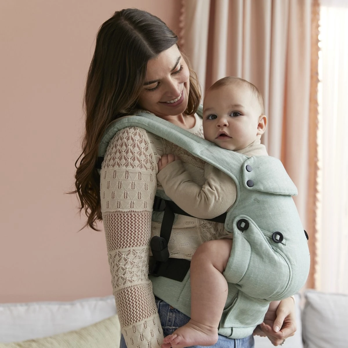 Tula Explore Draagzak Linen Eucalyptus - Ergonomische Draagzak Baby Vanaf Geboorte (maat 56) 12 Tula Explore Draagzak Linen Eucalyptus - Ergonomische Draagzak Baby Vanaf Geboorte (maat 56) - Afbeelding 10